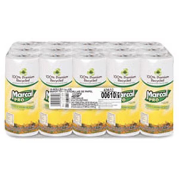 Paper Mills, Inc Kitchen Towell Roll, 2-Ply, 70Shts, 15RL-CT, WE, Marcal, Mfr#: MA464115