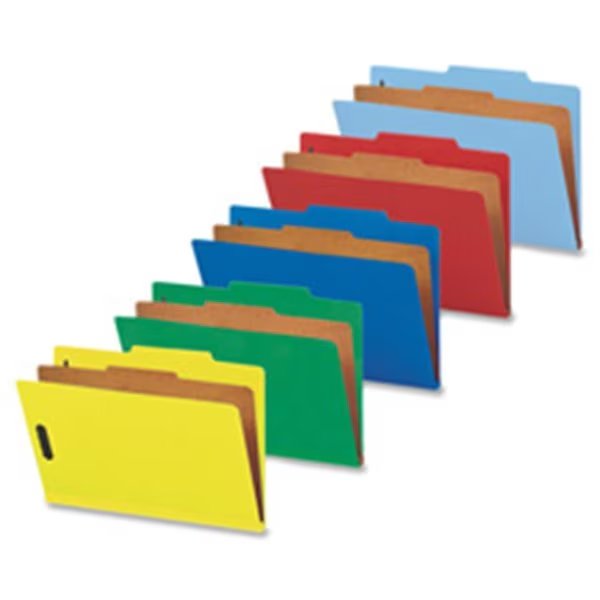 Classification Folders, 1 Div, 2 in. Exp. Legal, 10-BX, GN, 10PK, Davenport, Mfr#: DA127801