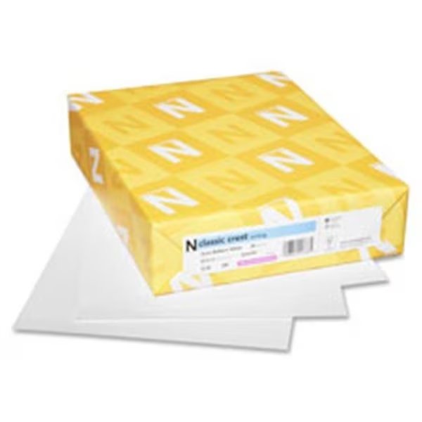 Neenah Paper Inc NEE01345 Premium Paper; 24lb; 8.5 in. x 11 in.; 500Sht-RM; Natural White, Neenah Paper, Mfr#: NEE01345
