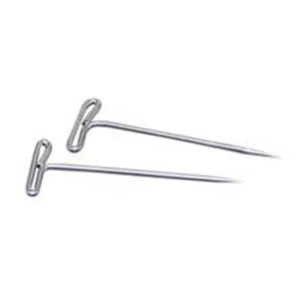 Gem Office Products- LLC.  T Pins- 2in. Length- .56in. Head Width- Silver, Tosafos, Mfr#: TO128040