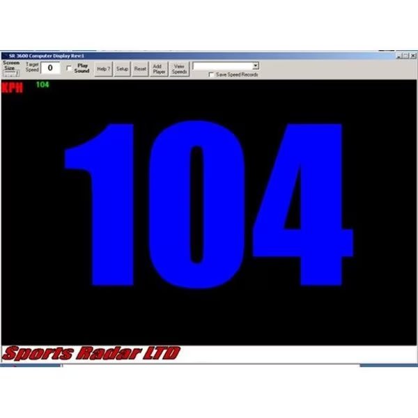 Sports Radar SR-PC-02 Radar Gun Speed Acquisition Software, Sports Radar, Mfr#: SR-PC-02