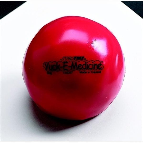 Sportime 021250 1.1 Lbs. - 4.5 In. Yuck-E-Medicine Ball - Red, Sportime, Mfr#: 21250
