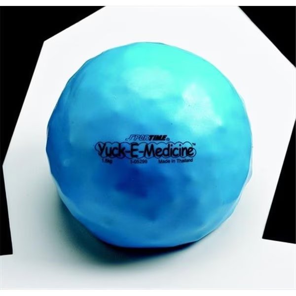 Sportime 021253 3.3 Lbs; 6.5 In. Yuck-E-Medicine Ball - Blue, Sportime, Mfr#: 21253