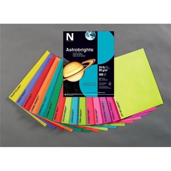 Astrobrights 1284412 Rocket Red Cardstock - 250 Pack, Astrobrights, Mfr#: 1284412