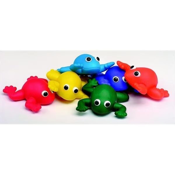 Sportime 026664 Indestructible Bean Bag Frogs; Set Of 6, Sportime, Mfr#: 26664