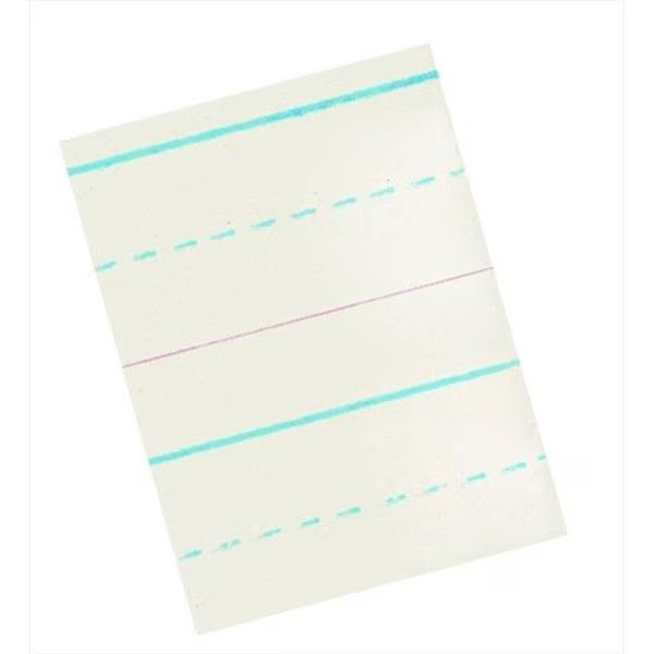 School Smart 085320 Long Way Story Book Paper For Grade K To 1; 11 x 8.5 In. - White, School Smart, Mfr#: 85320