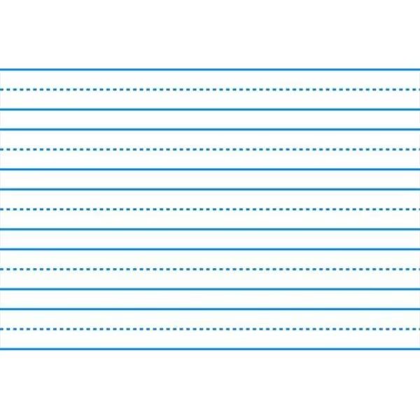 School Smart 085348 10.5 x 8 In. Sulphite Long Way Skip-A-Line Writing Paper; White; Pack - 500, School Smart, Mfr#: 85348
