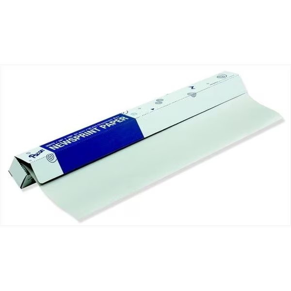 School Smart 085474 Newsprint Roll - 36 In. x 1470 Ft. - White, School Smart, Mfr#: 85474