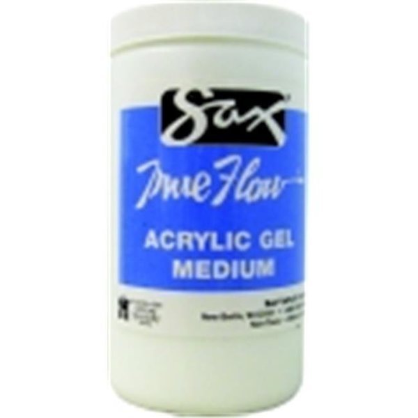 Sax Non-Toxic Gel Acrylic Medium True Flow Paint; Clear High Gloss, Sax, Mfr#: 442142