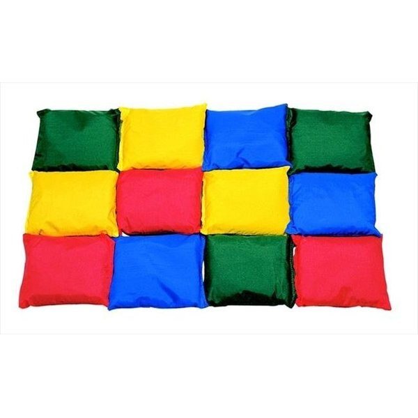Sportime 1004608 4 x 4 In. Nylon-Covered Beanbags; Pack 12, Sportime, Mfr#: 1004608