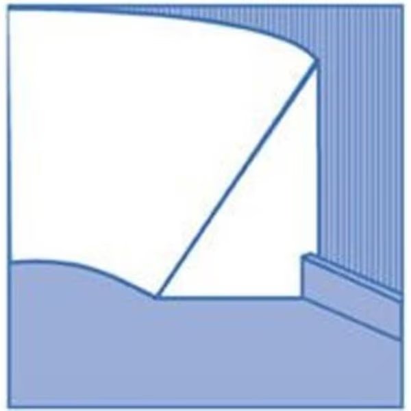 NL102-14 48" Pool Cove Peel and Stick 15 Pack, Blue Wave, Mfr#: NL102-14
