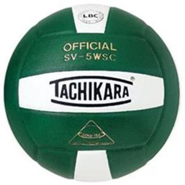 Tachikara SV5WSC.DGW Sensi-Tec Composite High Performance Volleyball - Dark Green-White, Tachikara, Mfr#: SV5WSC.DGW