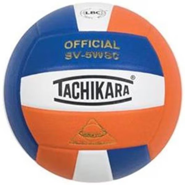 Tachikara SV5WSC.RWO Sensi-Tec Composite High Performance Volleyball - Royal-White-Orange, Tachikara, Mfr#: SV5WSC.RWO
