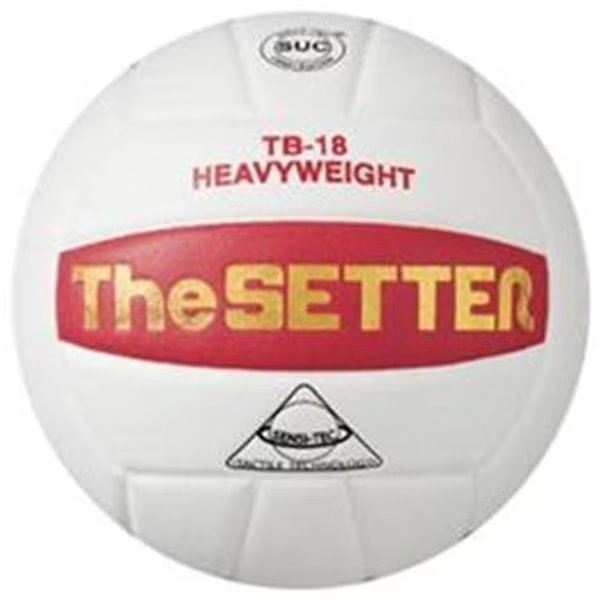 Tachikara TB18 Sensi-Tec Setter Ball - White-Scarlet, Tachikara, Mfr#: TB18