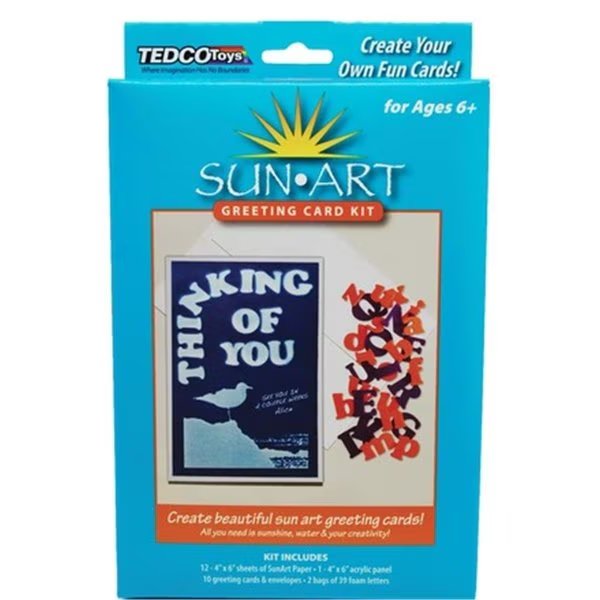 Sun Art Greeting Card Kit, Tedco Toys, Mfr#: 88053