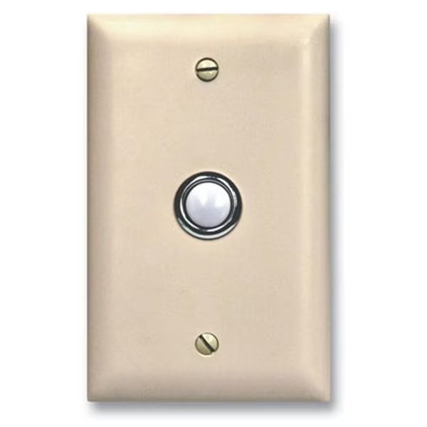 Viking Electronics DB-40-WH Viking Door Bell Button Panel, Viking, Mfr#: VK-DB-40-WH