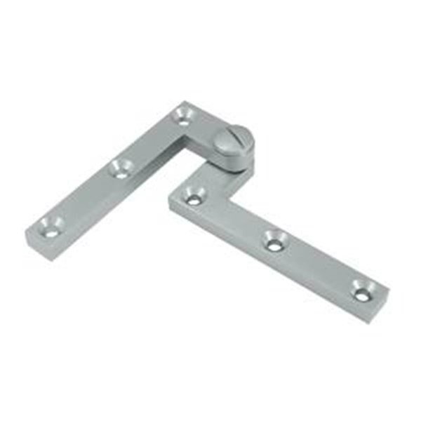 4.37 x 0.62 x 1.87 in. Hinge, Satin Chrome - Solid, Patioplus, Mfr#: PA2667186