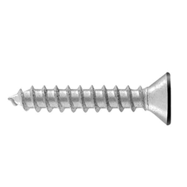 1.25 in. Wood Screw No. 12, Flat Black - Steel, Dendesigns, Mfr#: DE2155444