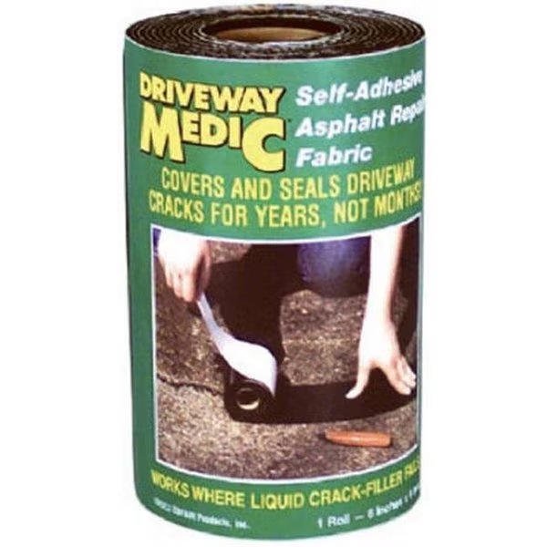 Cofair Products 609MD 6 in. x 9 ft. Self-Adhesive Asphalt & Blacktop Driveway Repair Fabric, Cofair Products, Mfr#: 463927