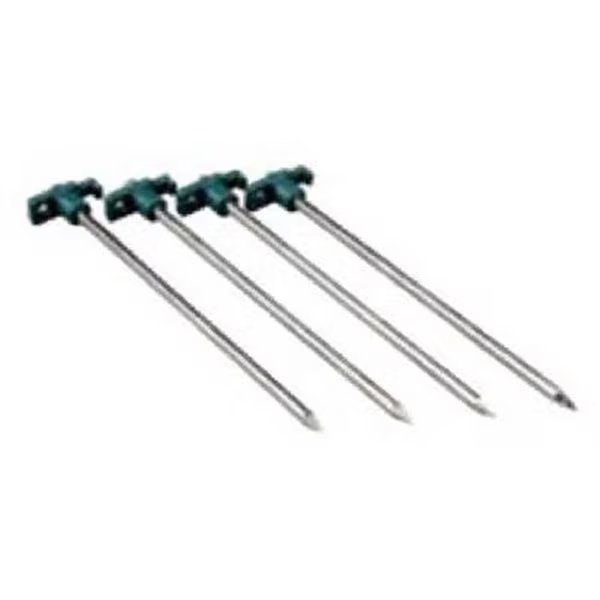 Coleman 2000016444 10 in. Heavy Duty Plated Steel Tent Peg - 4 Pack, Coleman, Mfr#: 589863