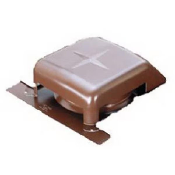 Air Vent RVG40010 8 in. Slant Galvanized Roof Vent - Black, Air-Vent, Mfr#: 540312