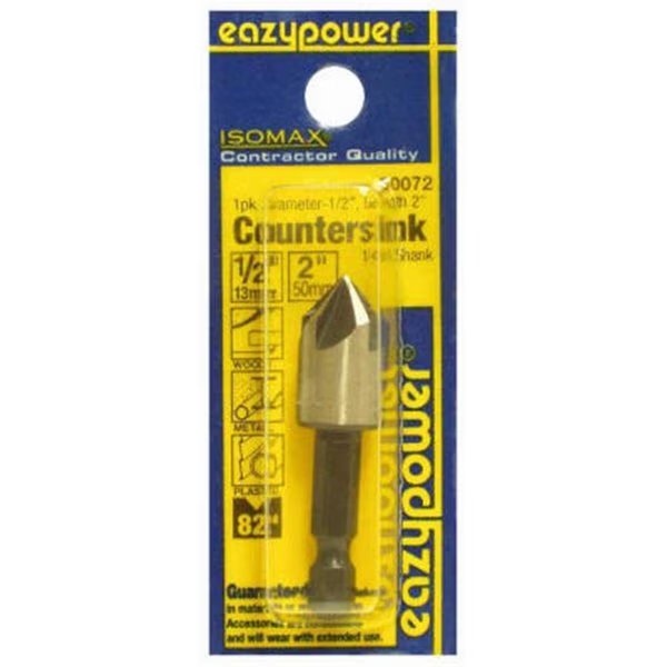 30072 0.5 in. Countersink 0.25 in. Shank., Eazypower, Mfr#: 110965
