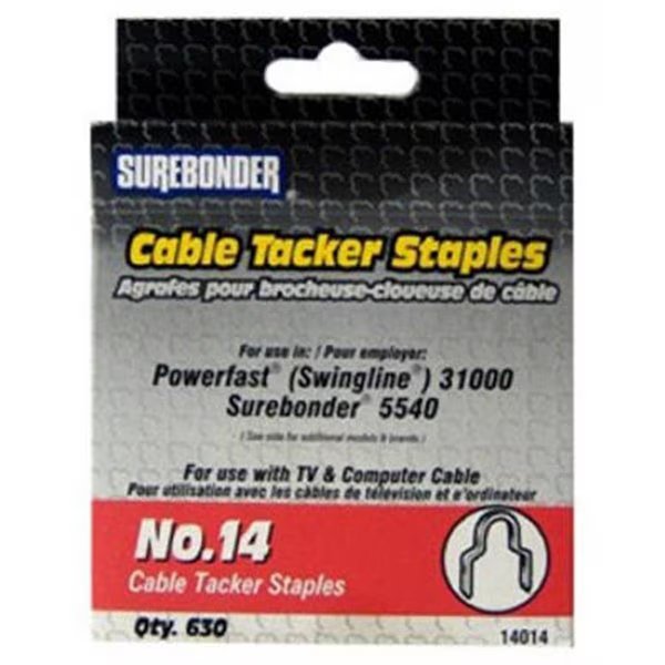 FPC 14014 No.14 Round Cable Tacker Staples - 0.25 in., Fpc, Mfr#: 781245