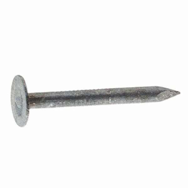 Roofing Nail, 1 in L, 2D, Steel, Galvanized Finish, Hillman, Mfr#: 196472