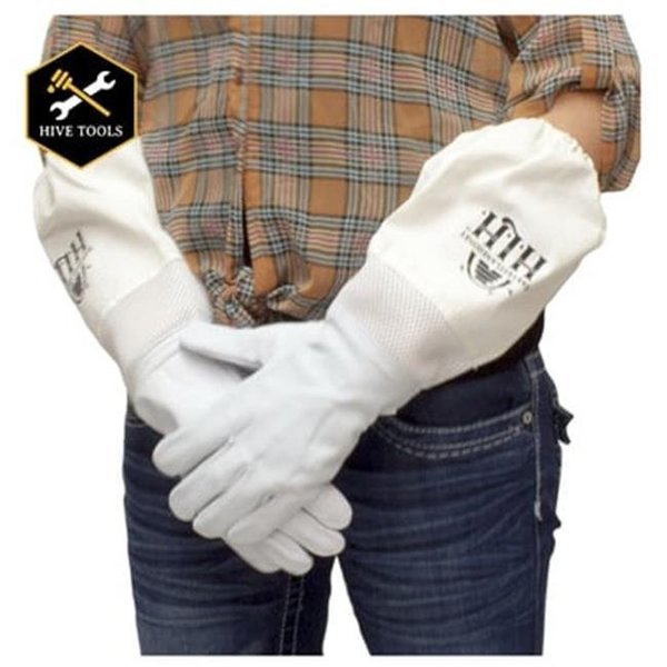Harvest Lane Honey CLOTHGM-103 Medium Goat Skin Beekeeping Gloves, Harvest Lane Honey, Mfr#: 202544