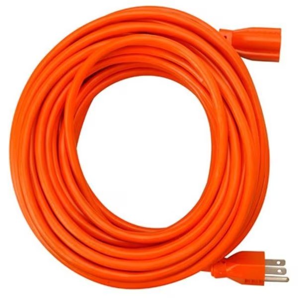 02309ME 100 ft. Orange Round Vinyl Extension Cord, Virtual, Mfr#: VI135469