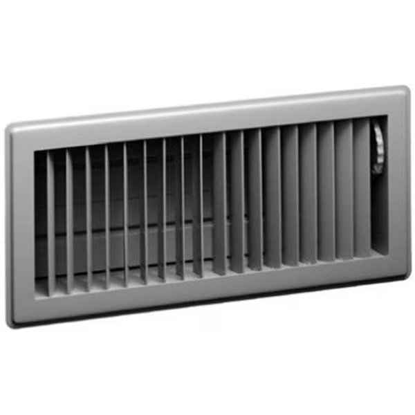 413B4X12 Brown Floor Register; 4 x 12 in, Swivel, Mfr#: SW595714