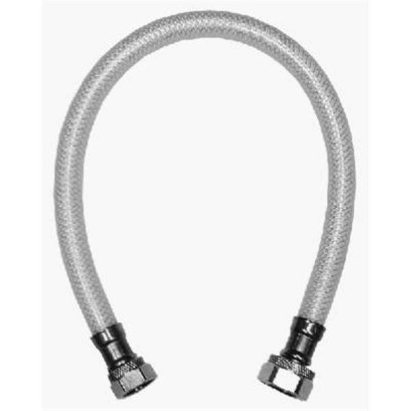 0.50 Female Iron Pipe X 20 In. Reinforced Poly Vinyl Faucet Connector, Homewerks, Mfr#: 122471