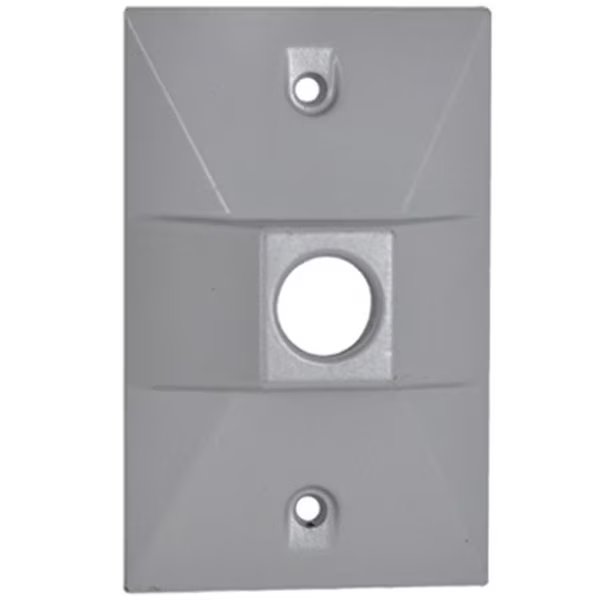 RE-1 Rectangular Lampholder CoverGray, Evolve, Mfr#: EV564634
