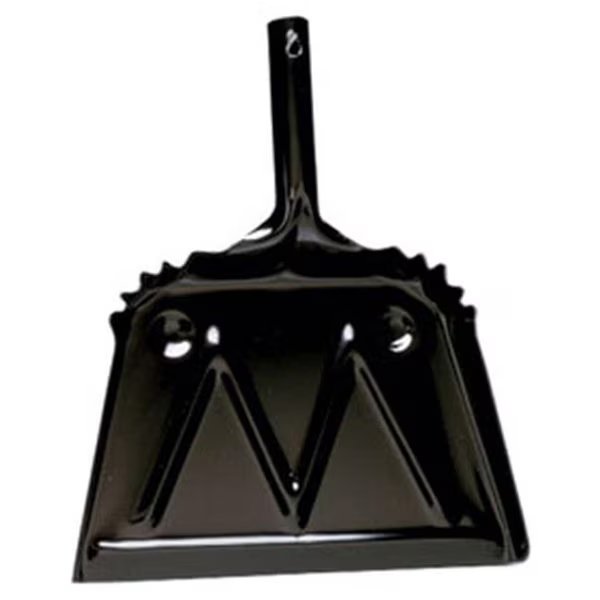 4212-90 12 in. Black Metal Dust Pan, Light House Beauty, Mfr#: LI597856