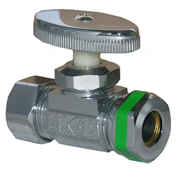06-7289 0.62 Compression x 0.5 in. Straight Valve, Larsen Supply Co, Mfr#: 123147