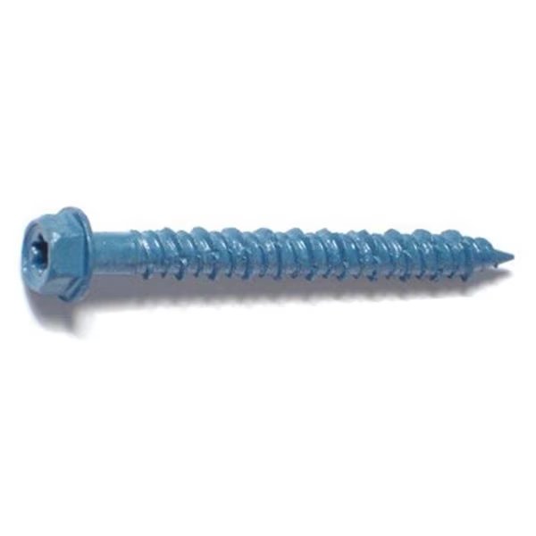 Torquemaster 51214 0.25 x 2.25 in. Star Hex Head Masonry Screw - 100 Pack, Torquemaster, Mfr#: 192467