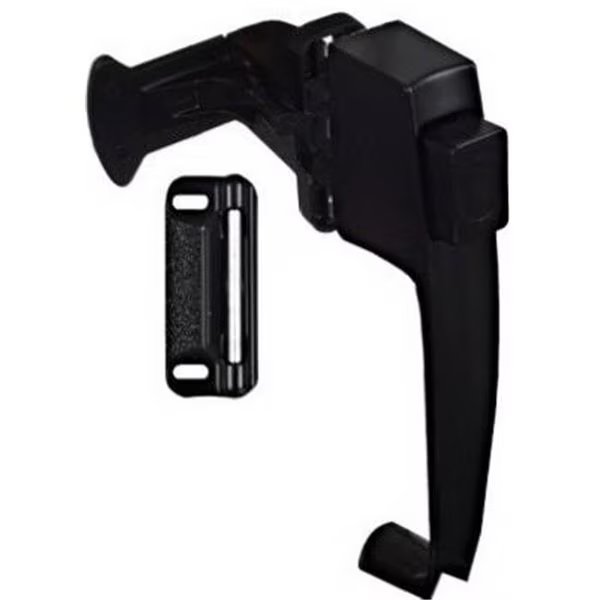 N178-350 Satin Black Push Button Door Latch, Greengrass, Mfr#: GR585260