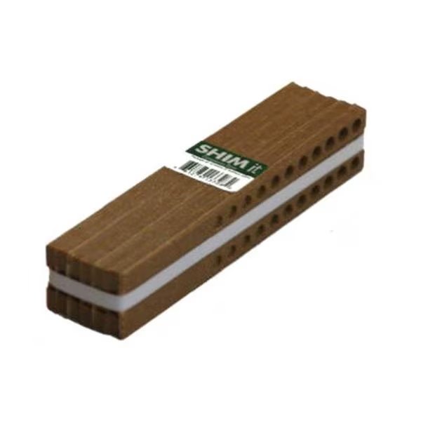 Nelson Wood Shims WC8-12-32-78HN 8 in. Composite Builder Shim; 12 Pack, Nelson Shims, Mfr#: 389133
