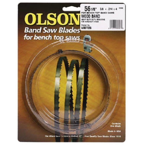 55356 6 TPI. Bench Top Band Saw Blade - 0.25 Wide x 56.12 Long in., Olson Saw, Mfr#: OL574276