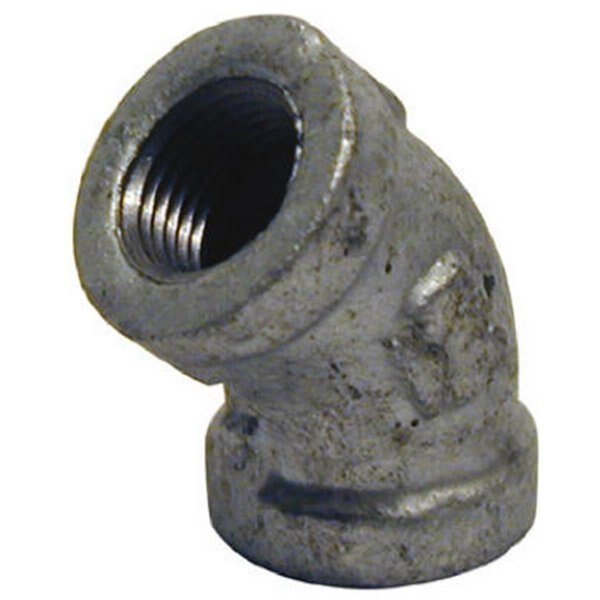 G-L4520 2 in. Galvanized 45 Degree Equal Elbow, Homestead, Mfr#: HO570211