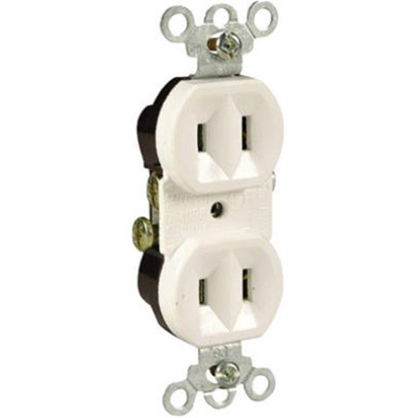 4025WCC20 15A; 125V 2 Pole Standard Duplex Outlet - White, Nextgen, Mfr#: NE570214