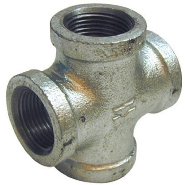 Pannext Fittings G-CRS07 Galvanized Cross - 0.75 in., Pannext Fittings, Mfr#: 447386