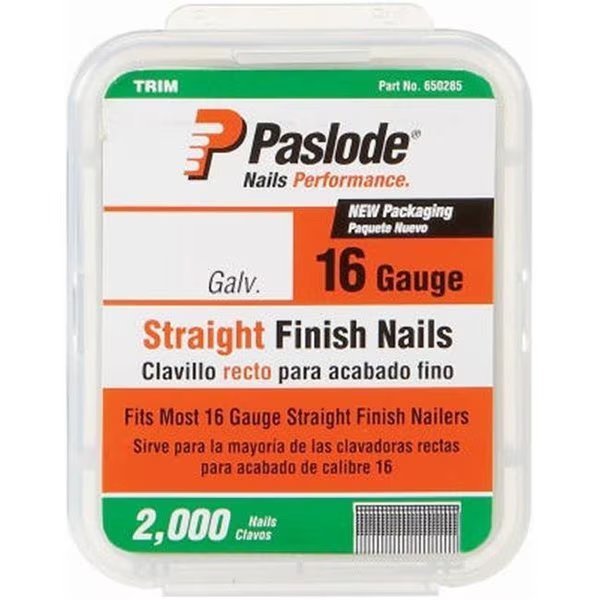Paslode 650282 1.25 in.Finish Nail; 16 Gauge, Paslode, Mfr#: 845943