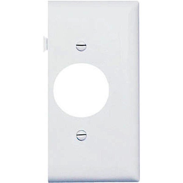 PJSE7W Single Outlet Opening End Section Sectional Nylon Wall Plate; White, Nextgen, Mfr#: NE601497