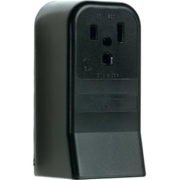 3852CC6 50A 250V 2 Pole3 Wire Grounding Surface Mount Power OutletBlack, Nextgen, Mfr#: NE570290
