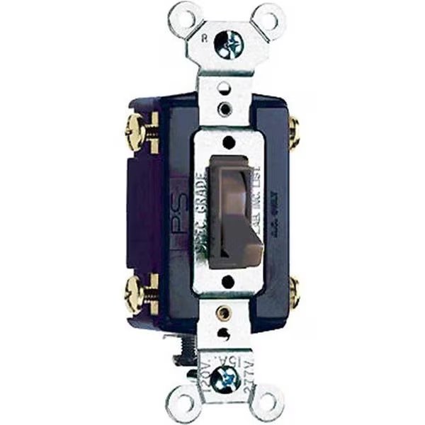 664GCC8 15A 120V Grounded Standard 4 Way Toggle Switch; Brown, Nextgen, Mfr#: NE586464
