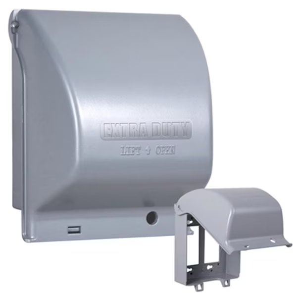 Electrical Box Cover, 2 Gang(s), Aluminum, Boombox, Mfr#: BO2670702