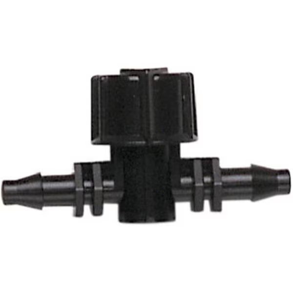 Raindrip 612010B 10 Pack Barbed Valve - 0.25 in., Raindrip, Mfr#: 360043