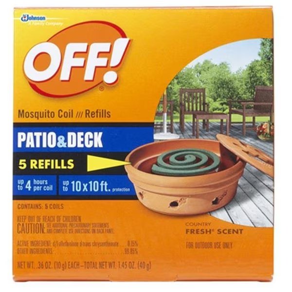 Off 75203 6 Count; Mosquito Coil Refill, Off!, Mfr#: 141227