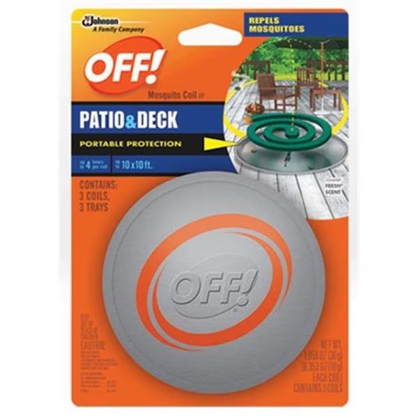 Off 75204 New Mosquito Coil Starter; 1.41 x 5.75 x 8.25 in., Off!, Mfr#: 141228